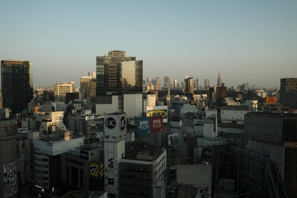 Trip review to Tokyo: City from tower high and waterway low